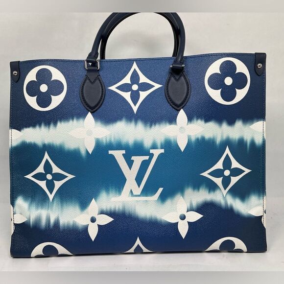 LOUIS VUITTON Monogram Escale Onthego GM Blue - Picture 1 of 15